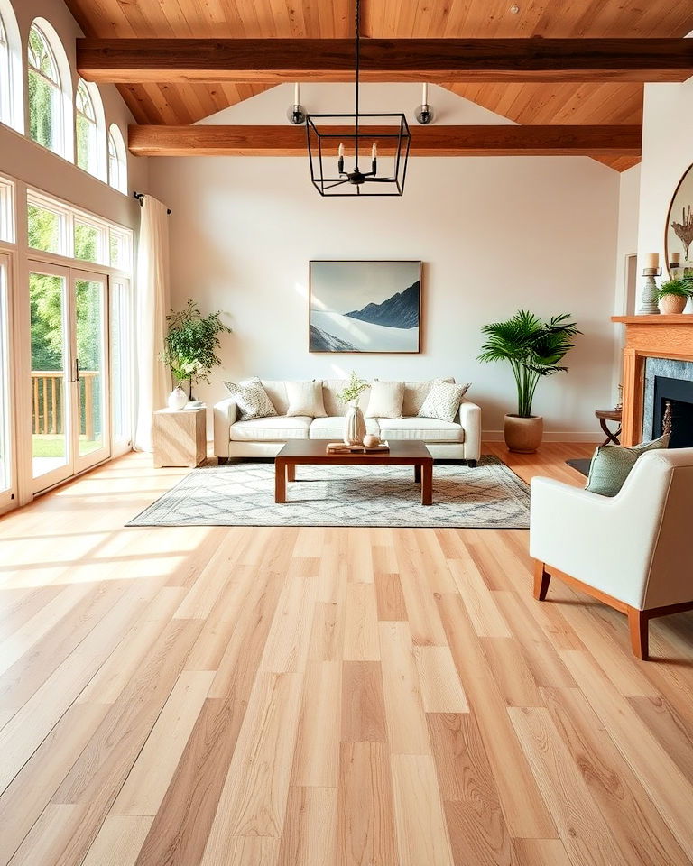 maple wood floors for subtle beauty