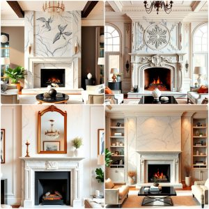 marble fireplace ideas