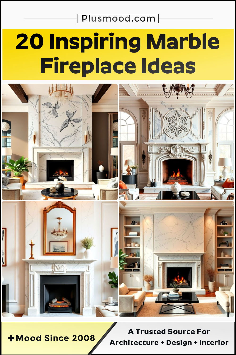 marble fireplace ideas and inspiration