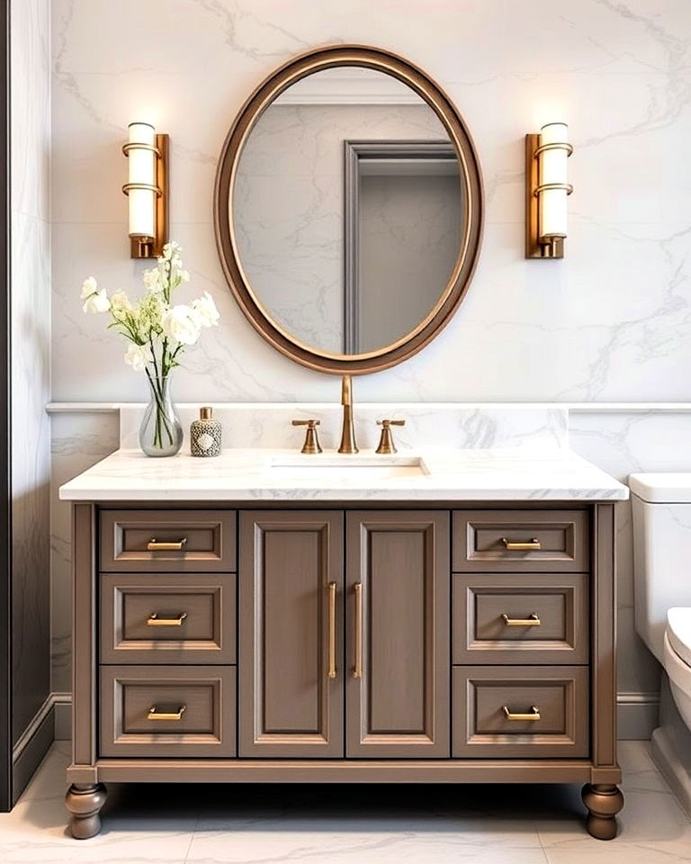 marble topped vanities for luxury