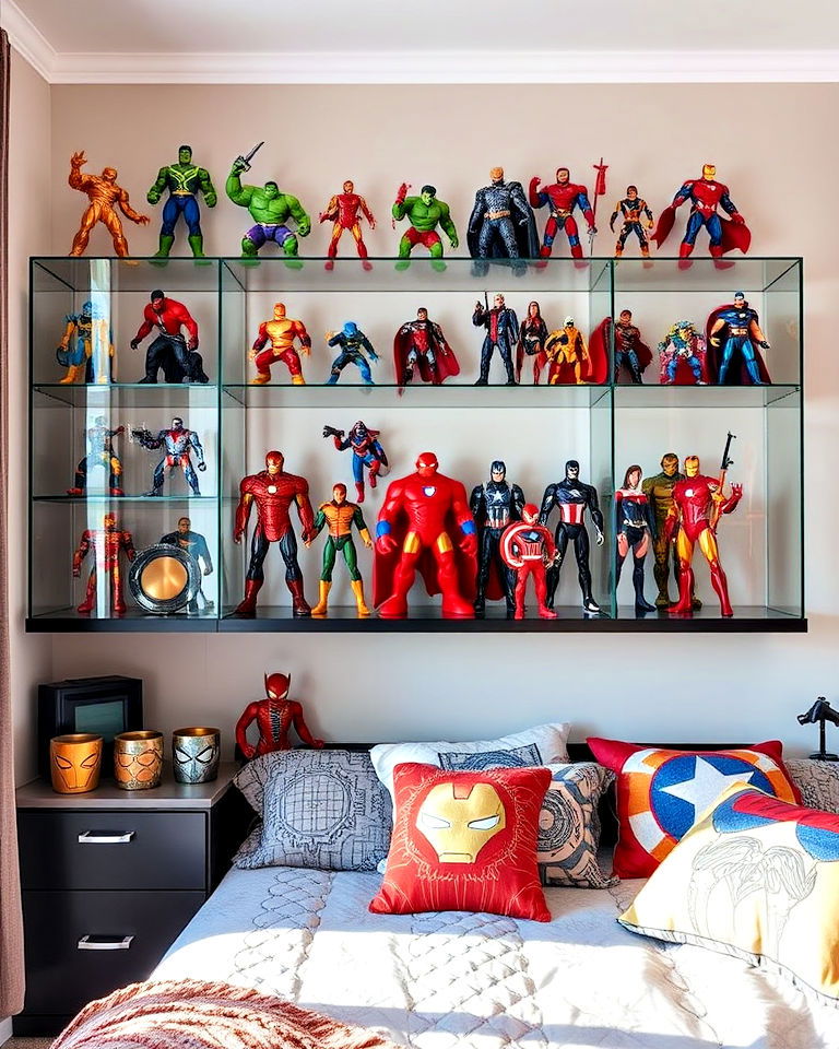 marvel action figure display