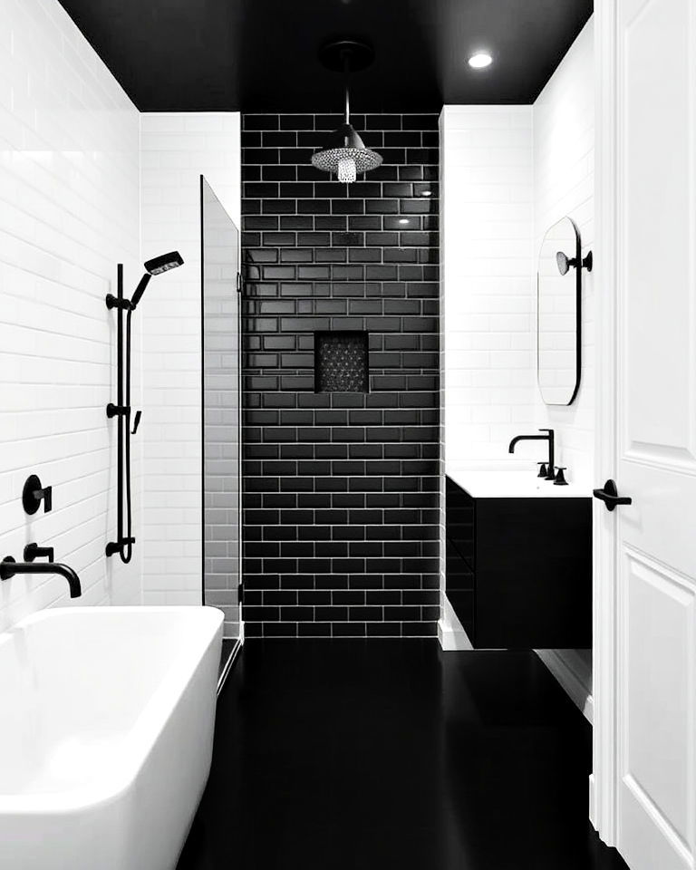 matte black fixtures bathroom for a seamless look