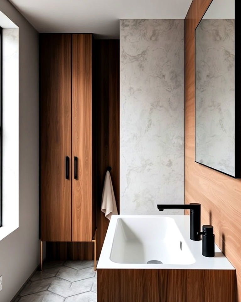 matte black fixtures bathroom for modern edge