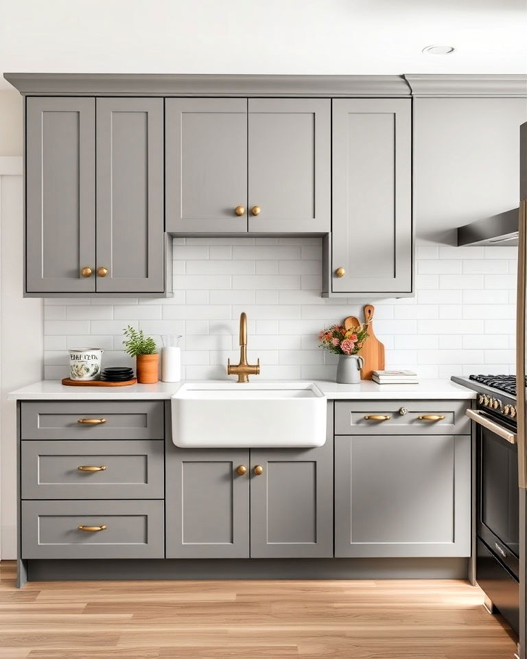 matte gray for a modern twist