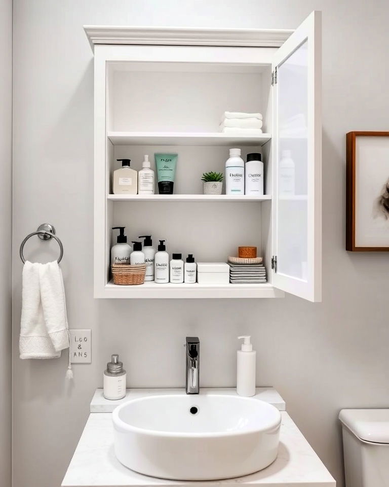 medicine cabinet for bathroom storage