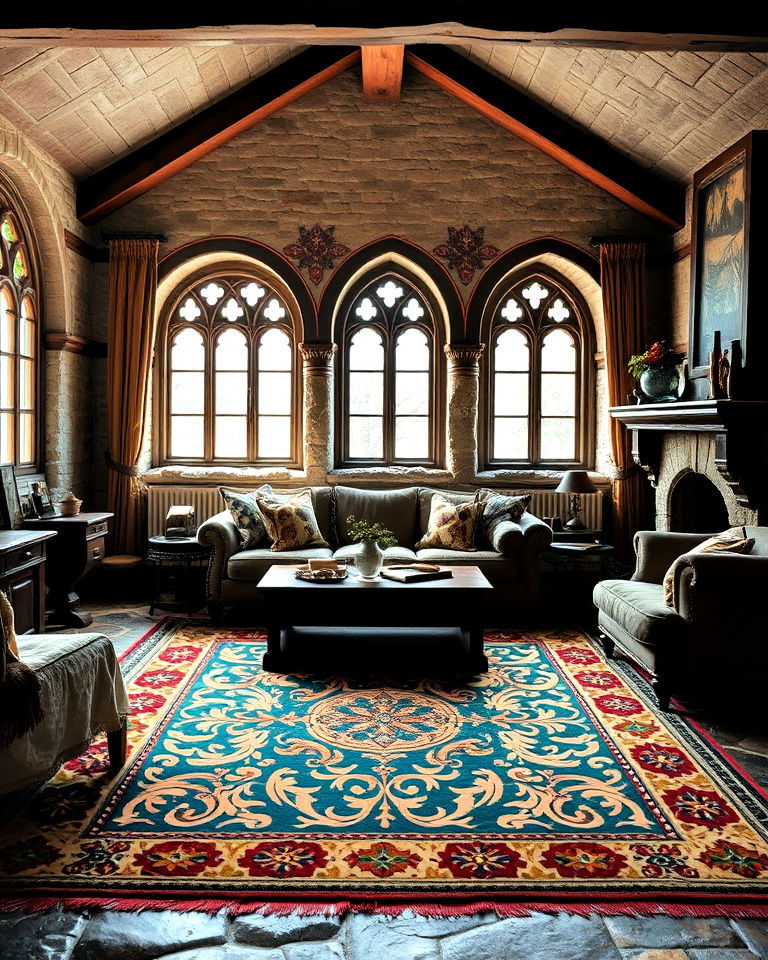 medieval inspired rugs