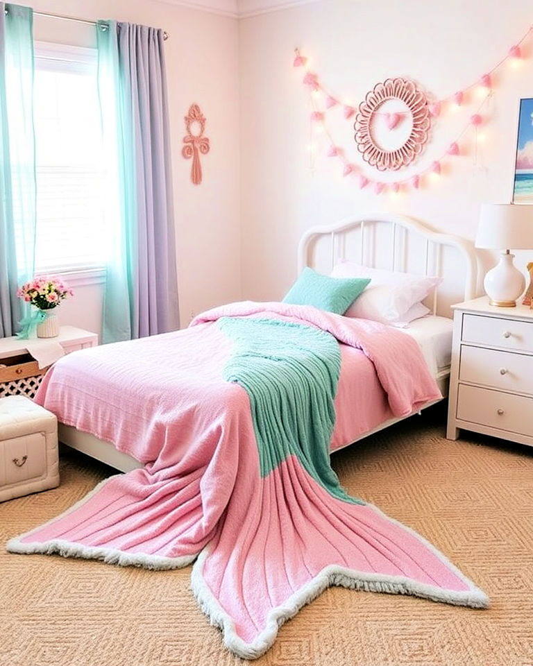 mermaid tail blanket