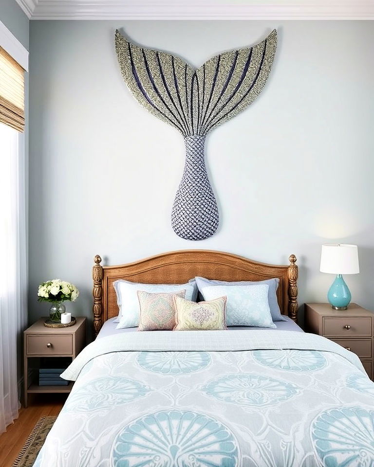 mermaid tail wall art