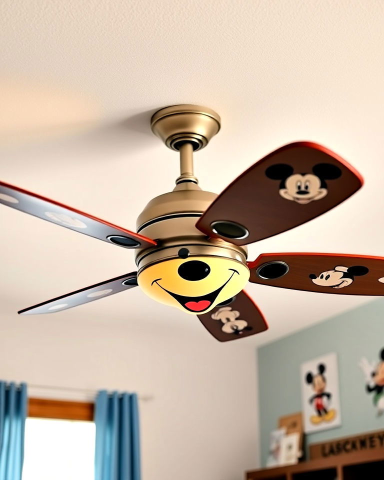 mickey mouse ceiling fan blades