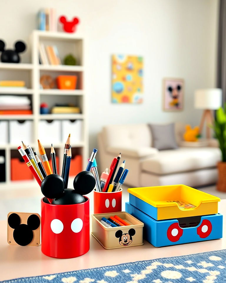 mickey mouse desk accessories