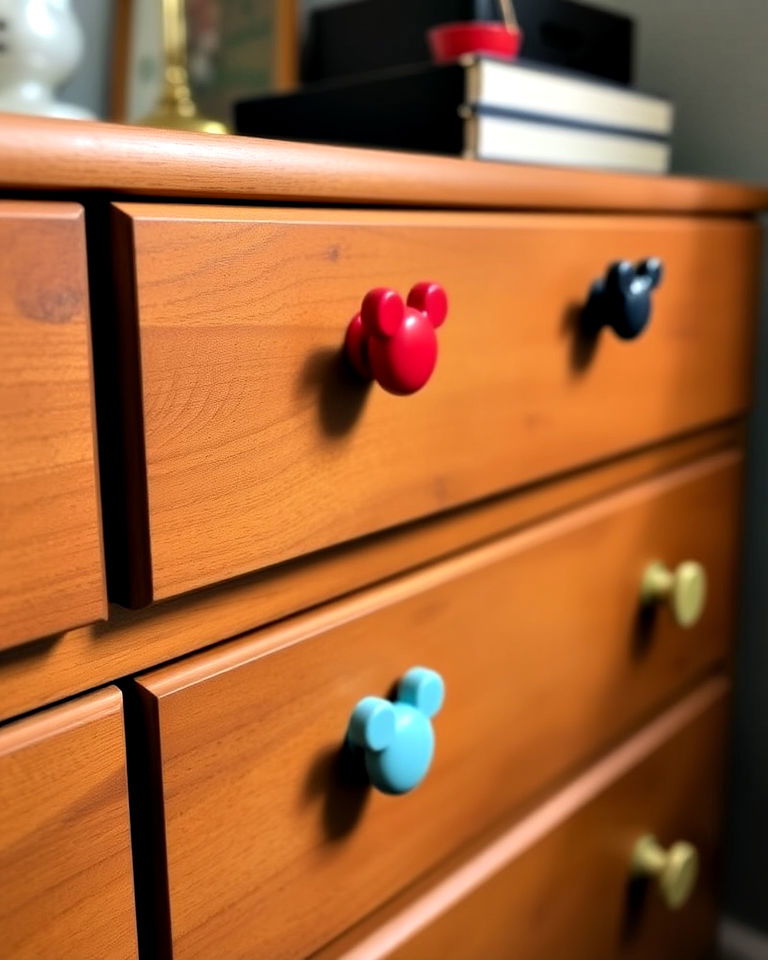 mickey mouse drawer knobs