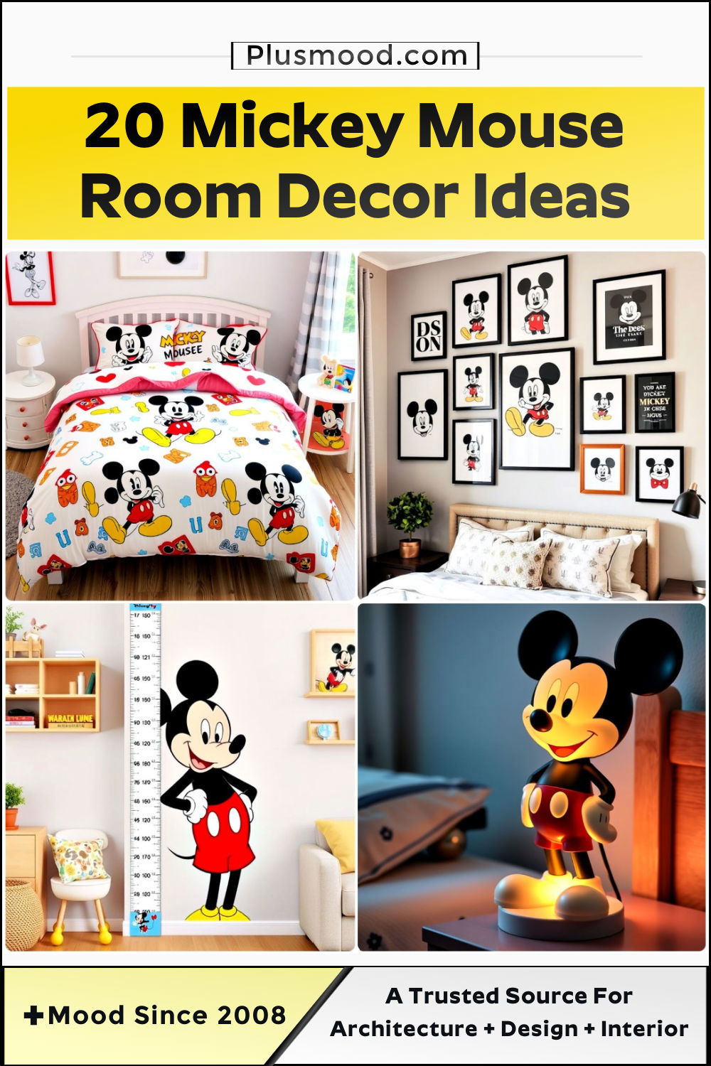 mickey mouse room decor ideas and inspiration