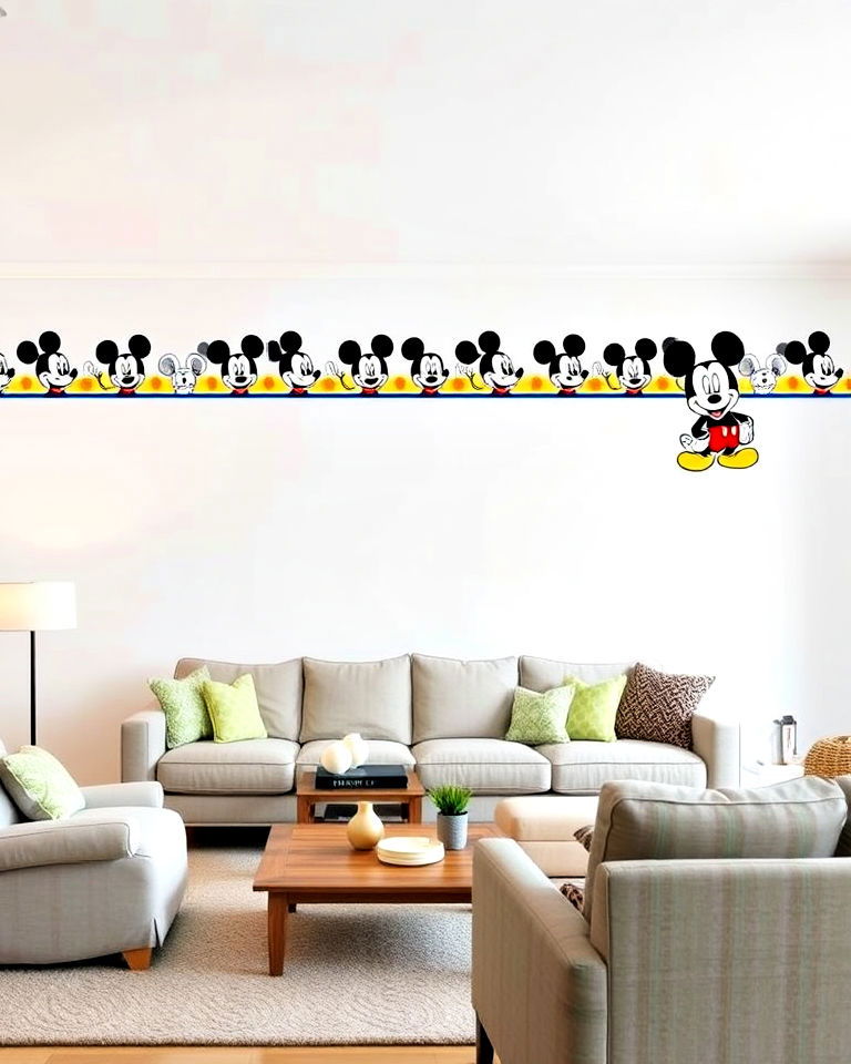 mickey mouse wall border