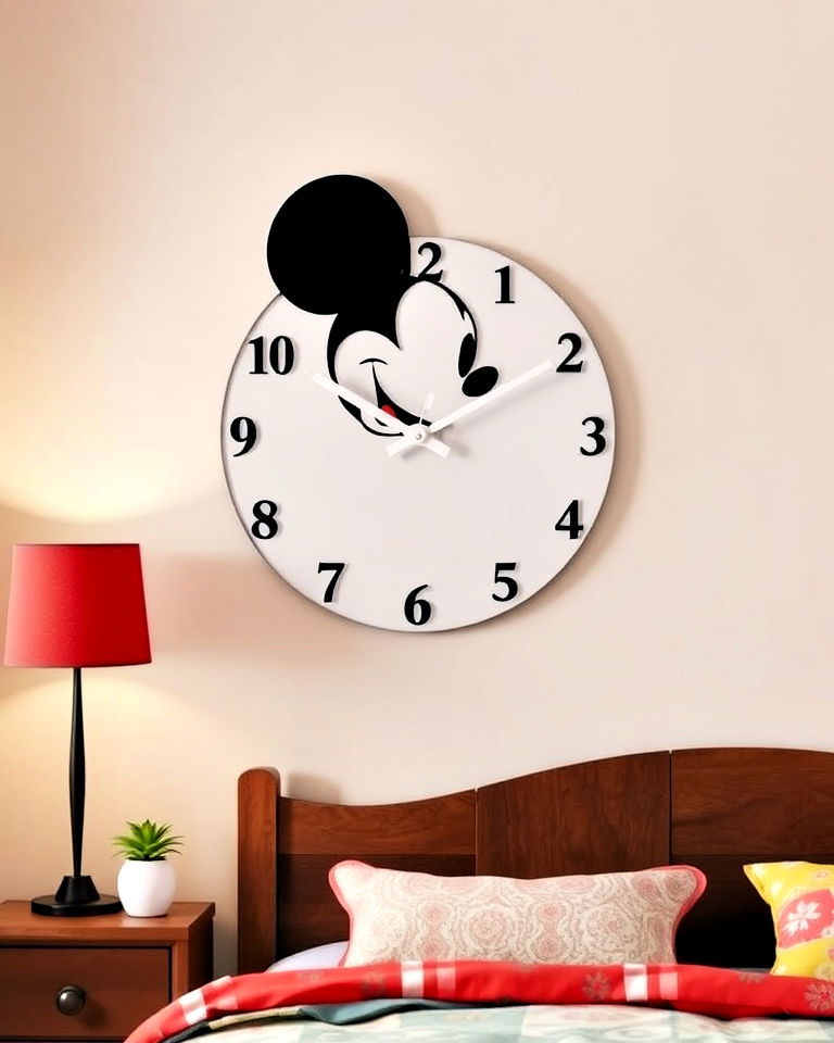 mickey mouse wall clock