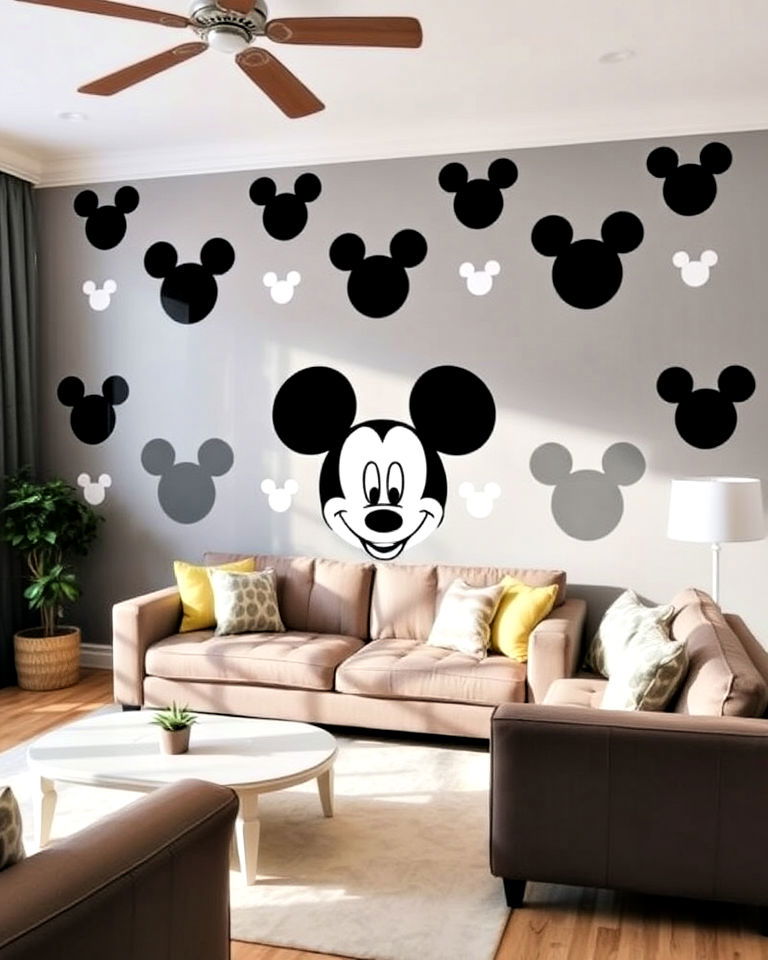 mickey mouse wall stencils