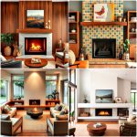 mid century modern fireplace ideas