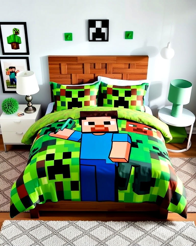 minecraft bedding set