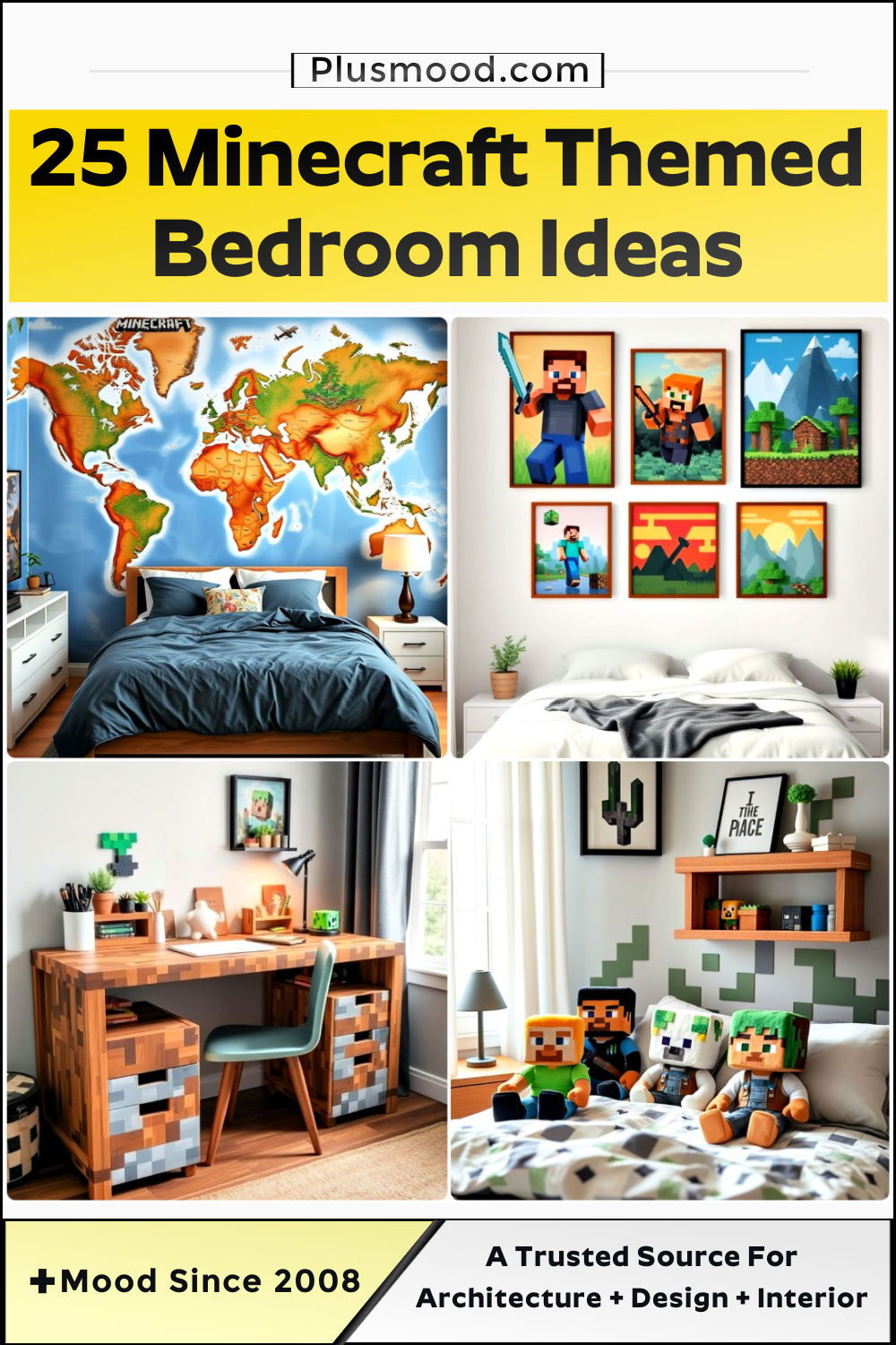 minecraft themed bedroom ideas and inspiration