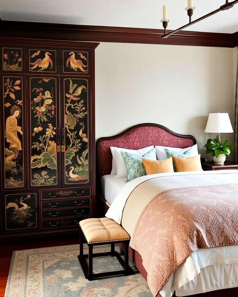 ming style cabinets for your chinoiserie bedroom