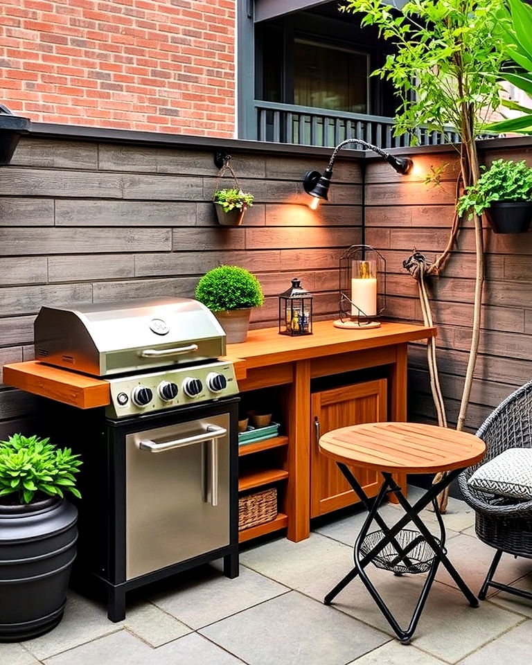 mini outdoor kitchen