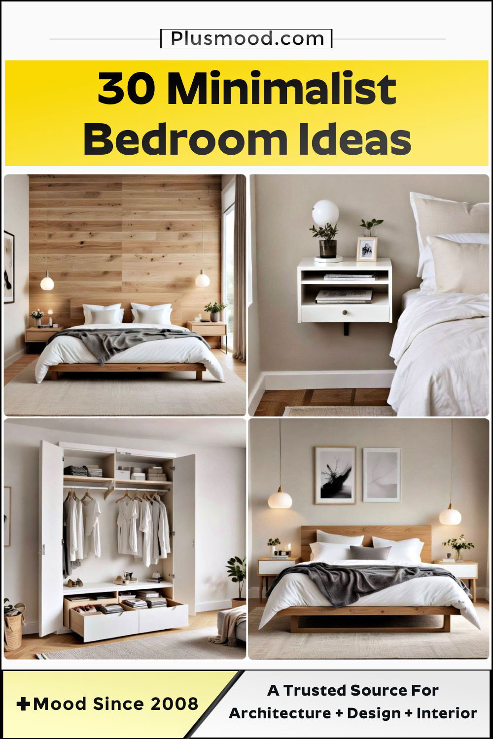 minimalist bedroom ideas and inspiration