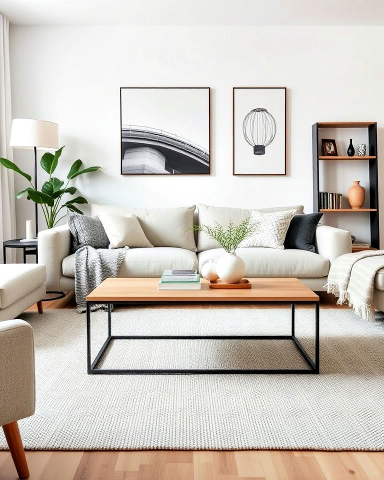 minimalist coffee table