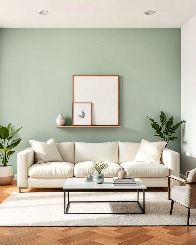 minimalist decor for cream couch living room