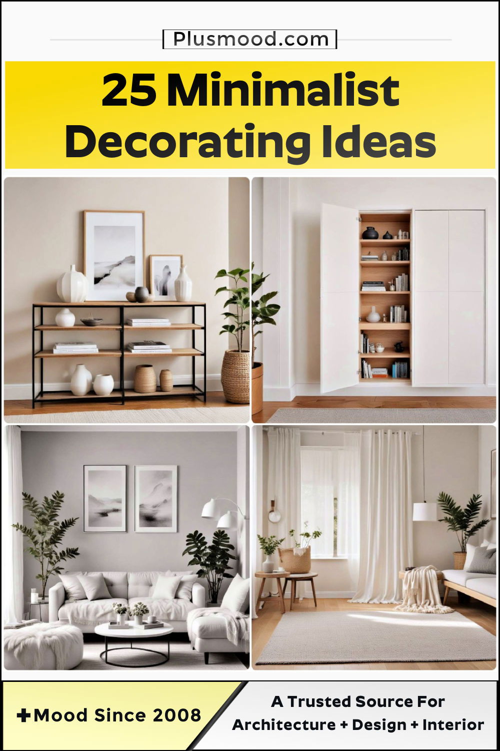 minimalist decorating ideas and inspiration