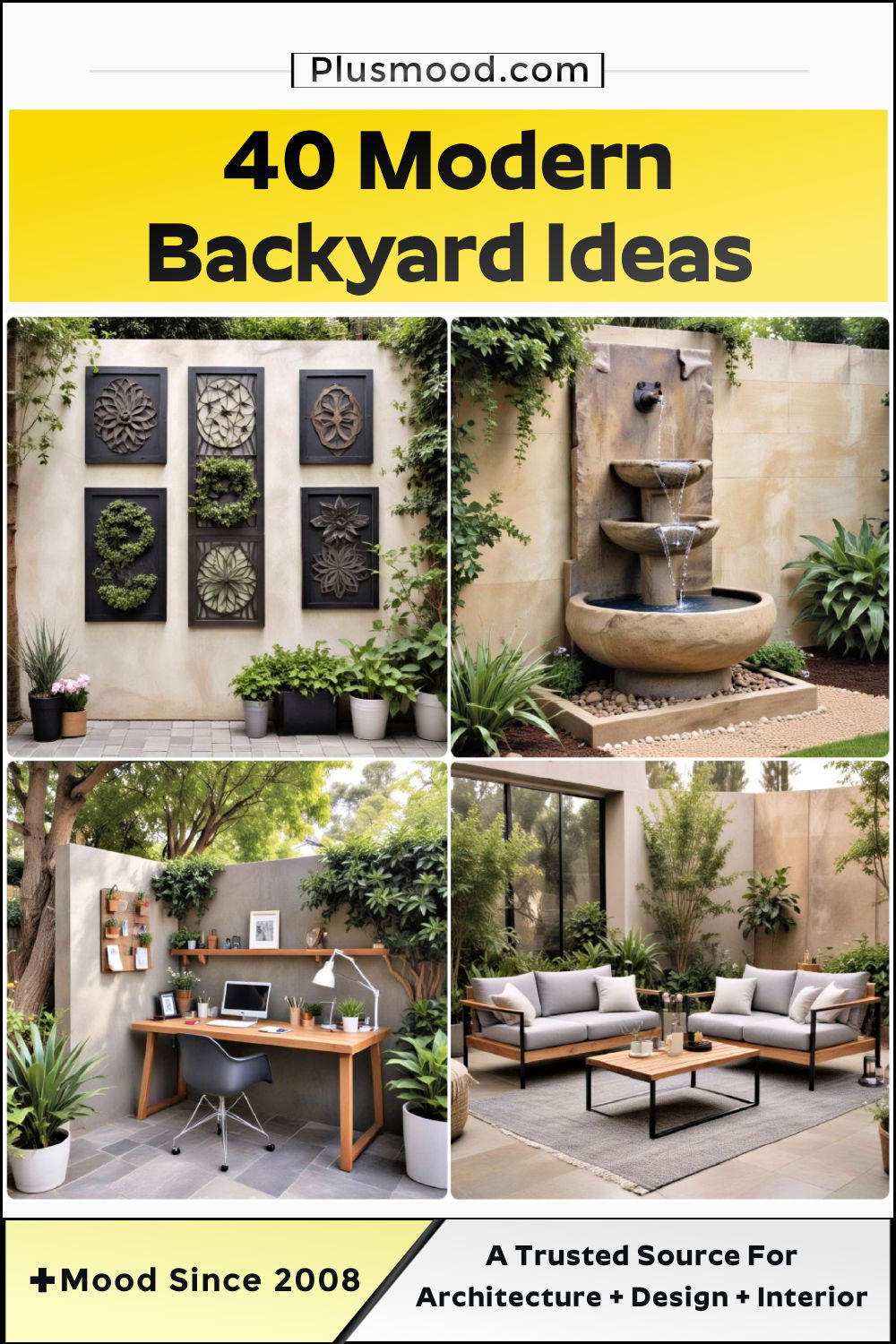 modern backyard ideas and inspiration