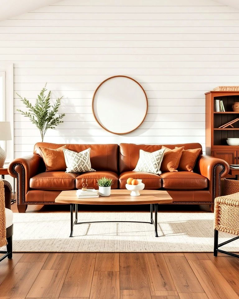 modern farmhouse living room