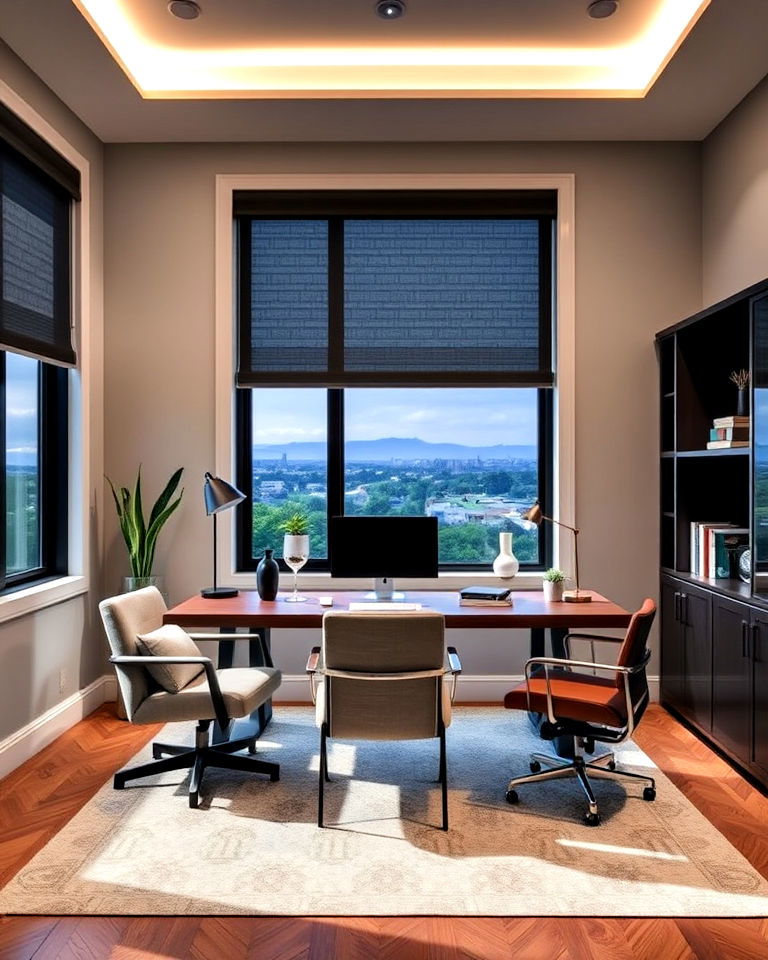 modern smart home office features
