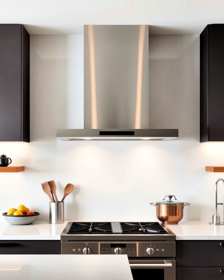 modern wall mounted range hood