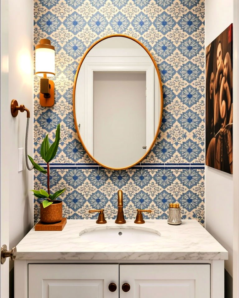 moroccan inspired tiles backsplash