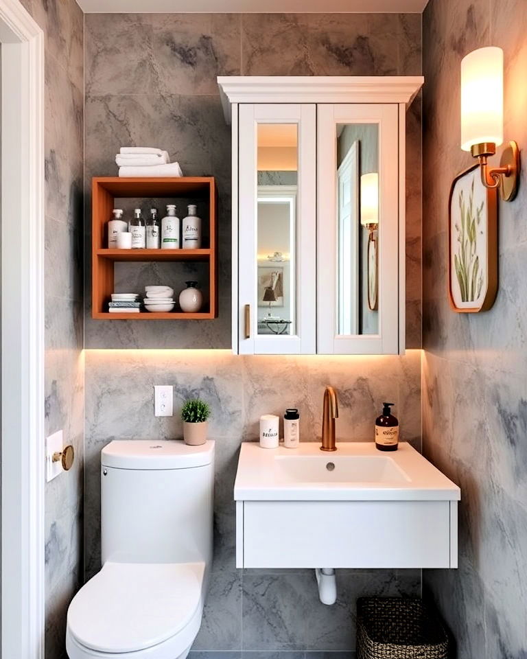 multi function vanity mirror