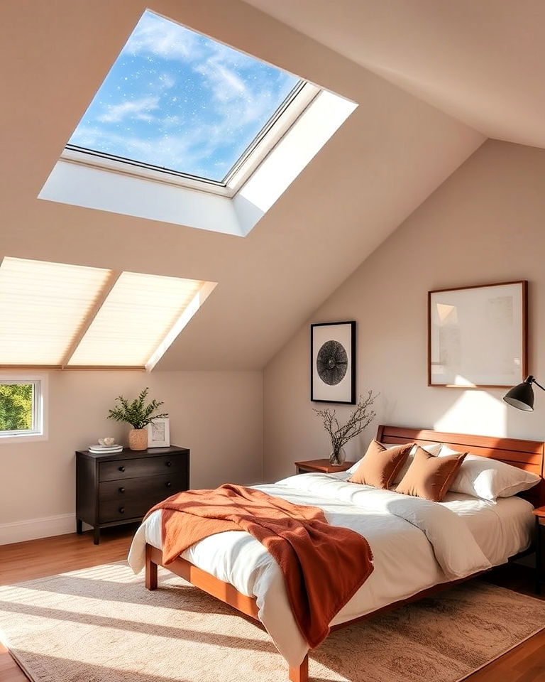 natural light into a bedroom
