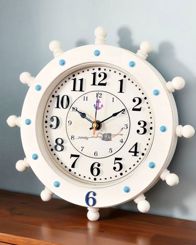 nautical themed clock