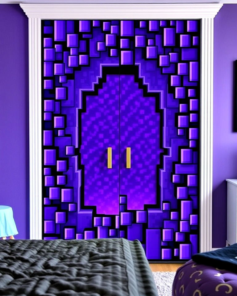 nether portal closet door