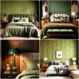 olive green bedroom ideas