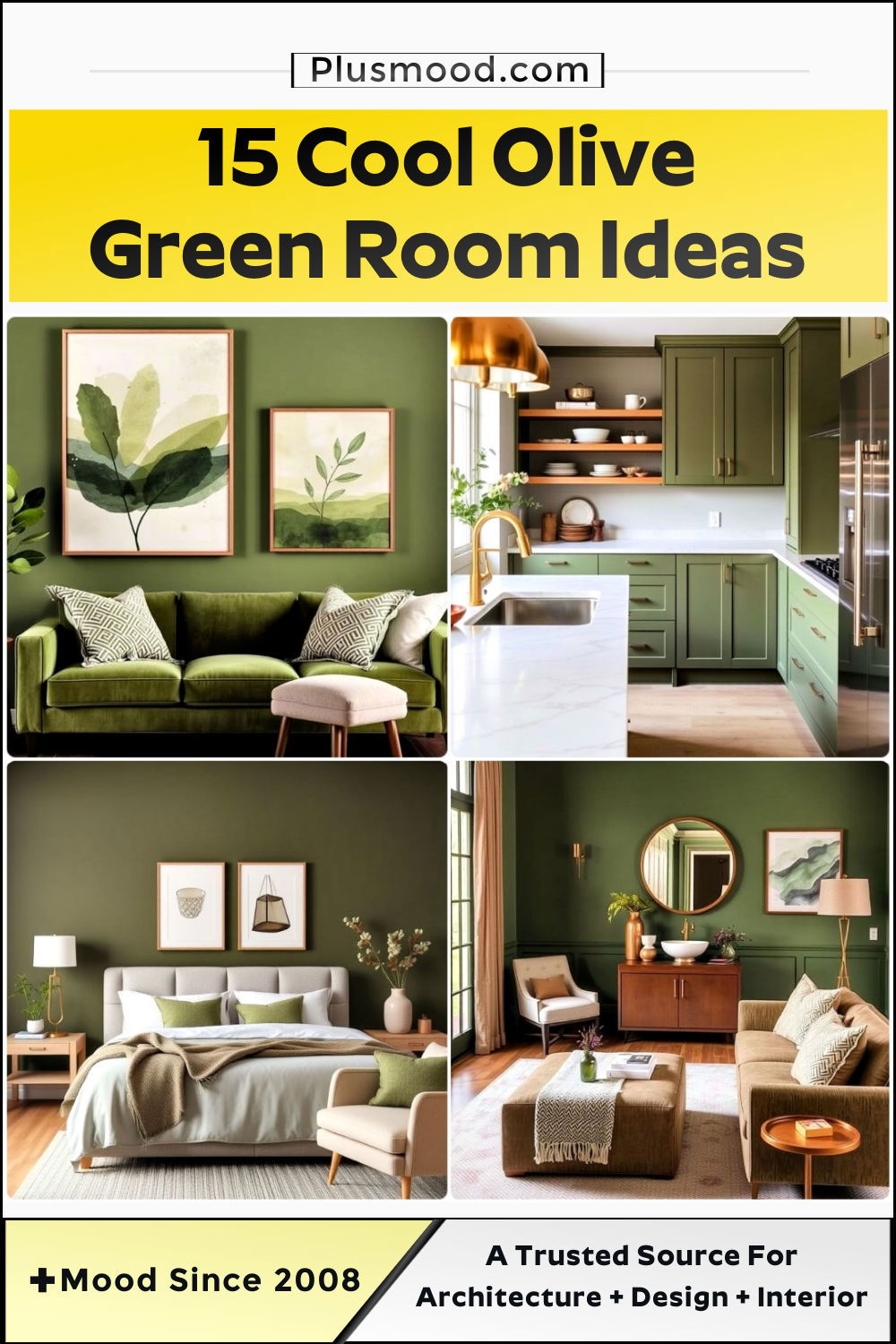 olive green room ideas and inspiration