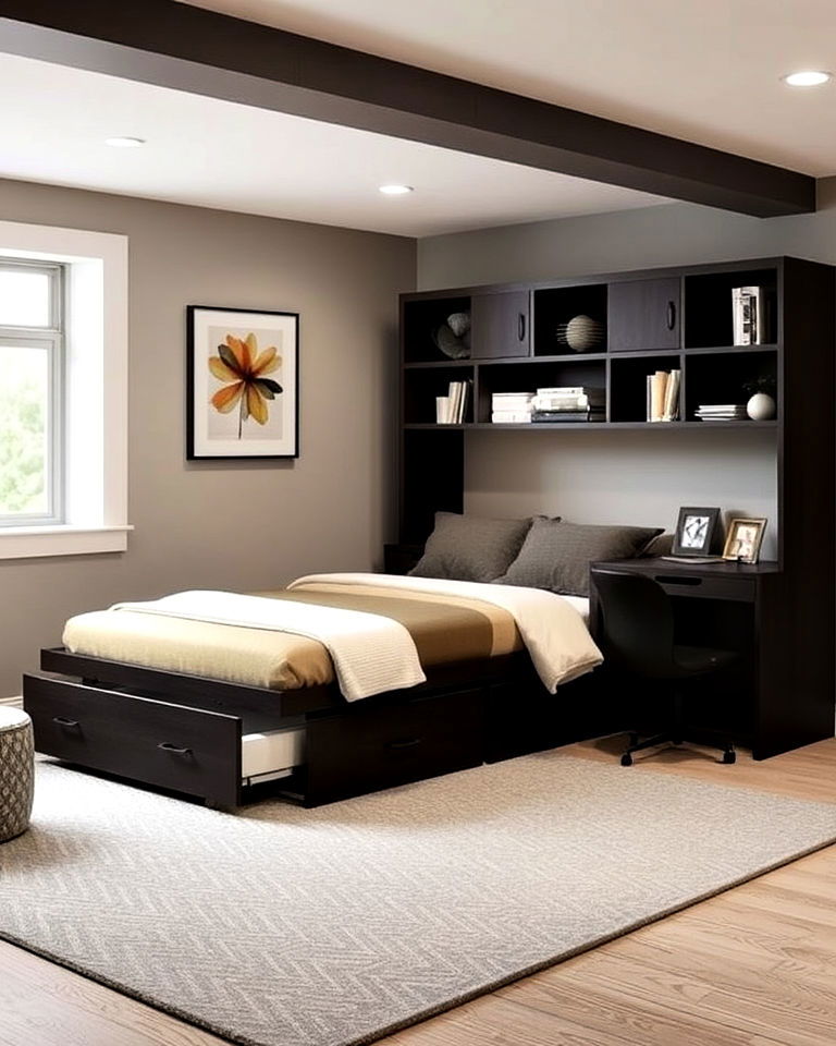 opt for multi functional furniture