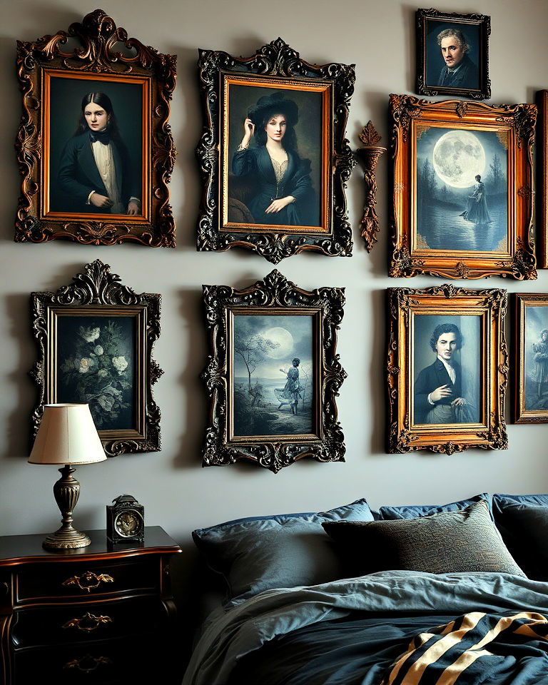 ornate picture frames for a haunting gallery