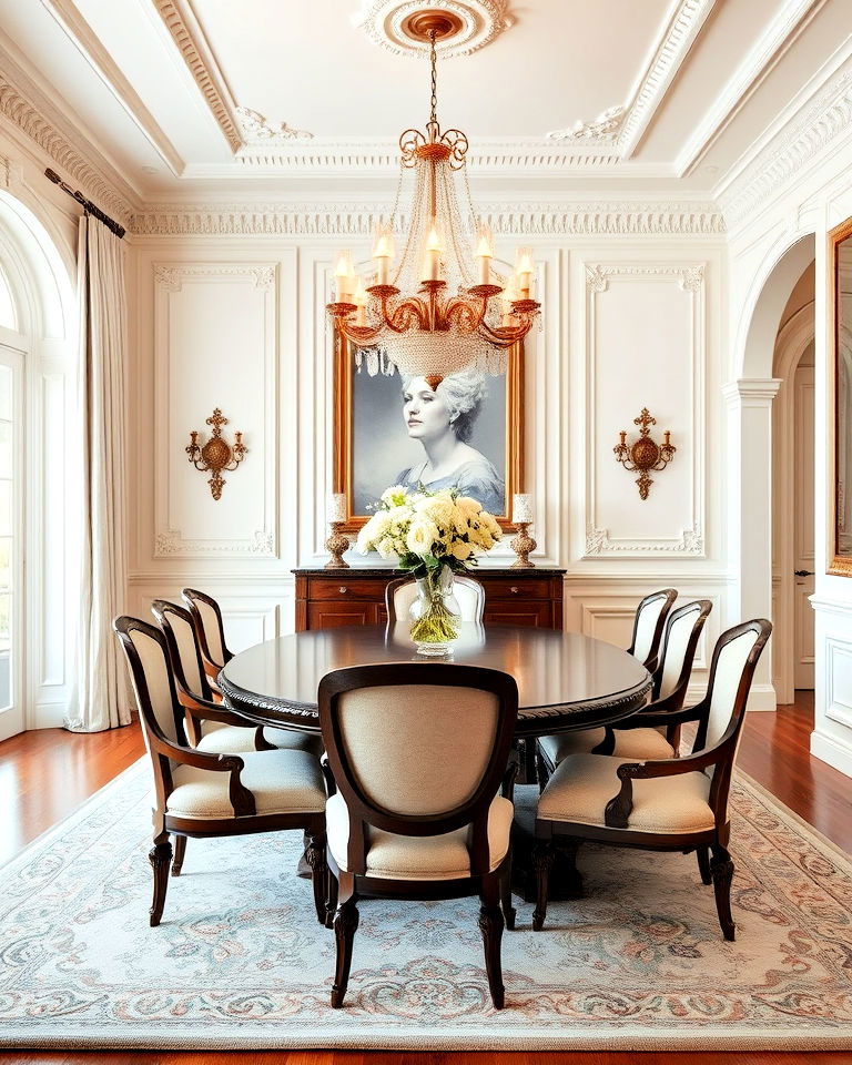 ornate wall paneling