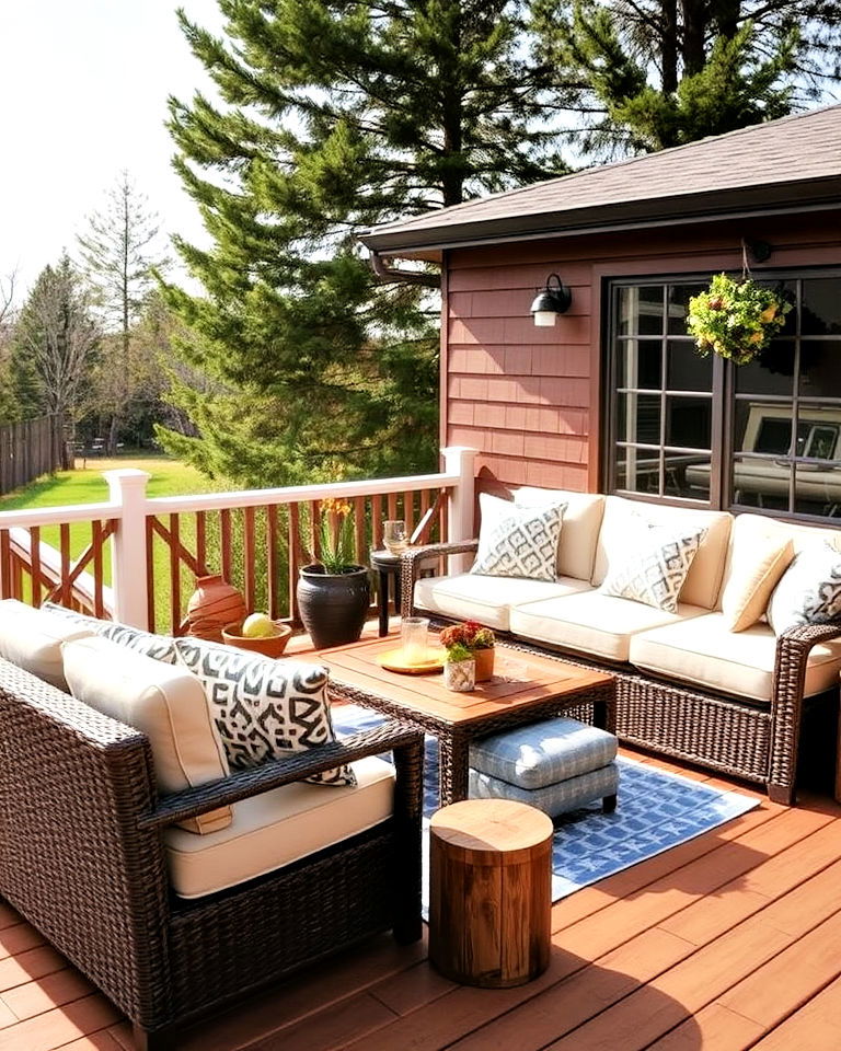 outdoor deck sectional