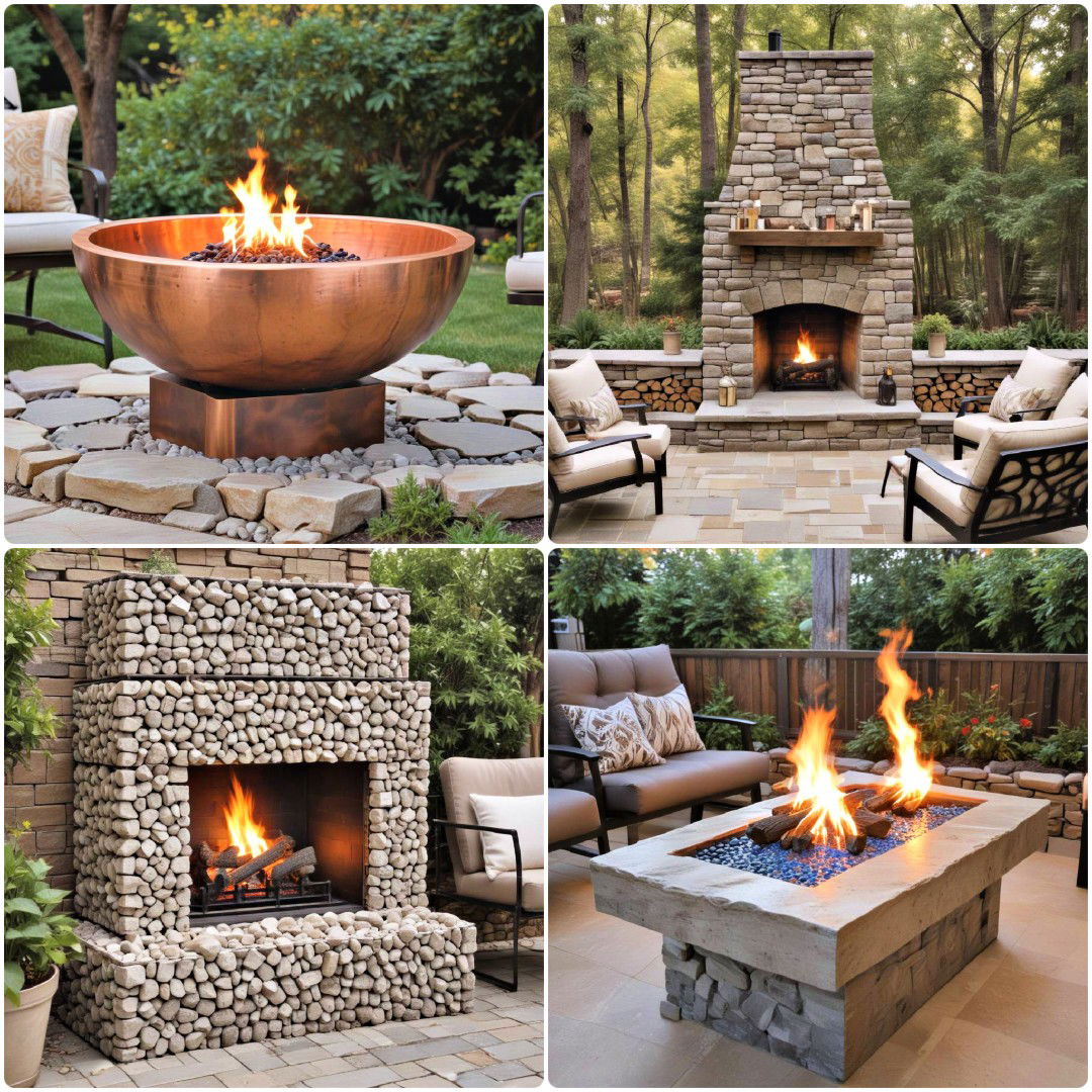 25 Outdoor Fireplace Ideas To Warm Up Your Backyard