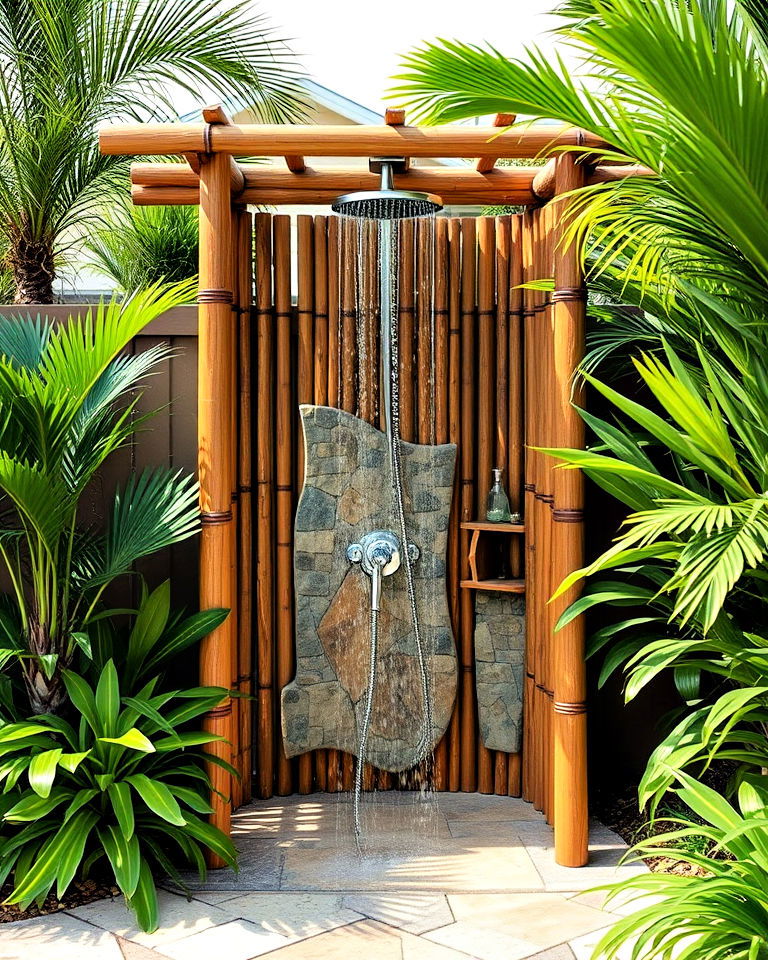 outdoor shower