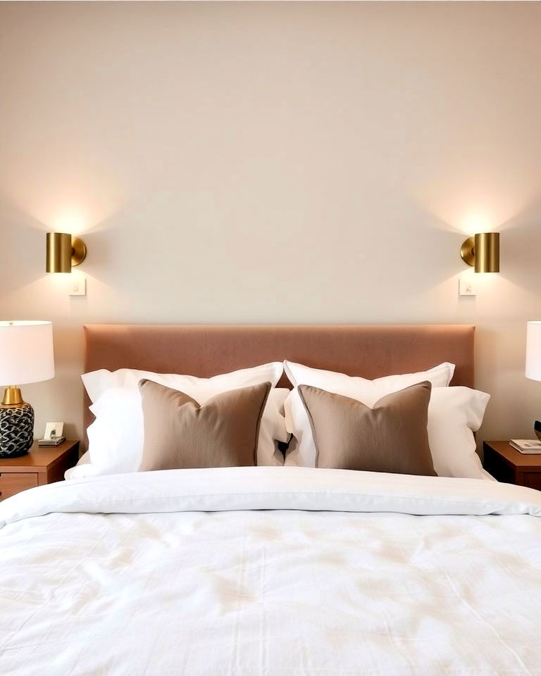 over the bed sconces for functional elegance