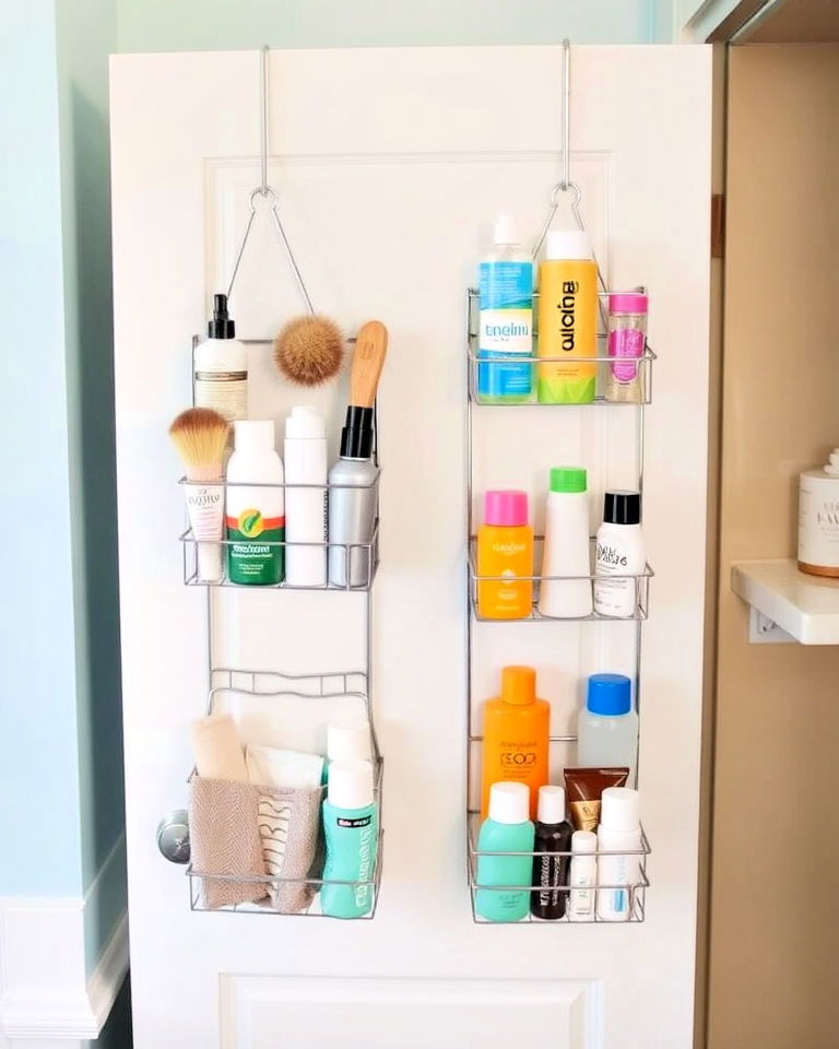 over the door organizers for bathroom cabinet