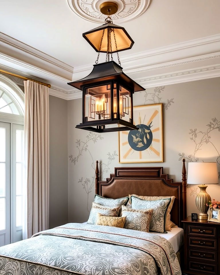 pagoda inspired bedroom lighting fixtures