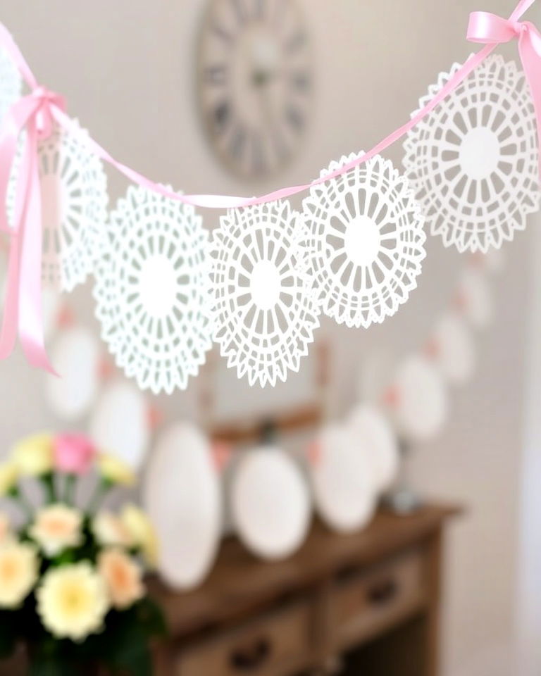 paper doily garland