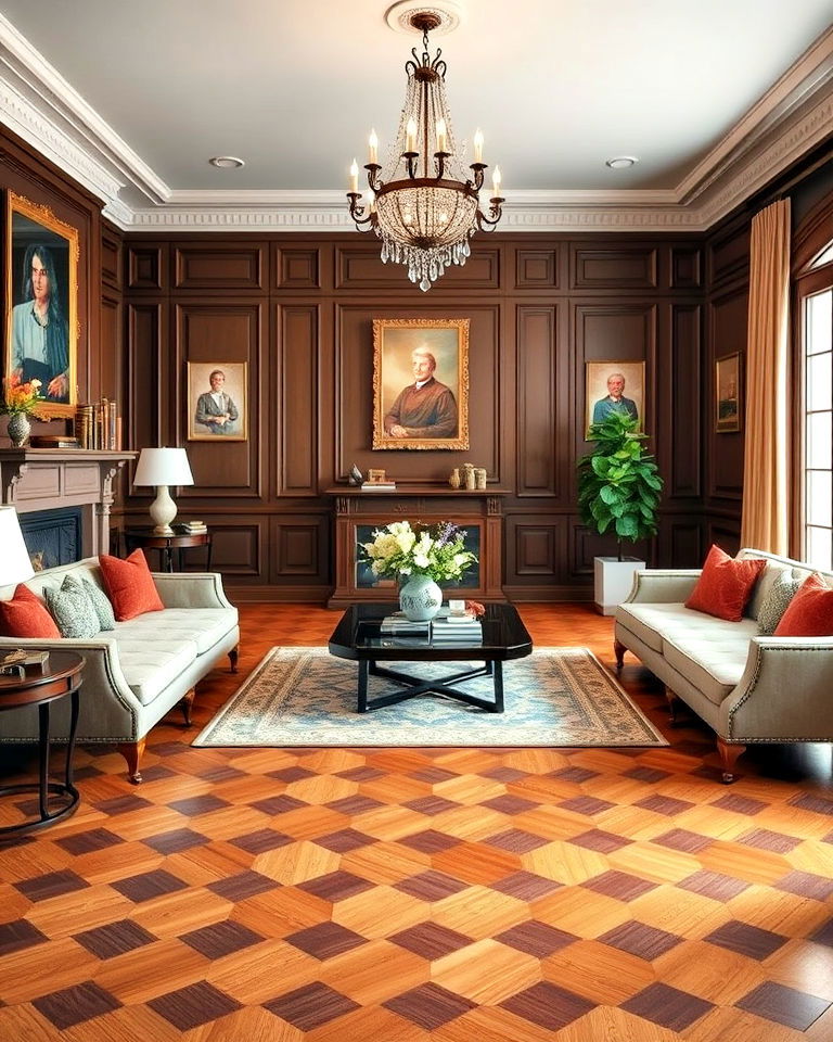 parquet wood floors for timeless elegance